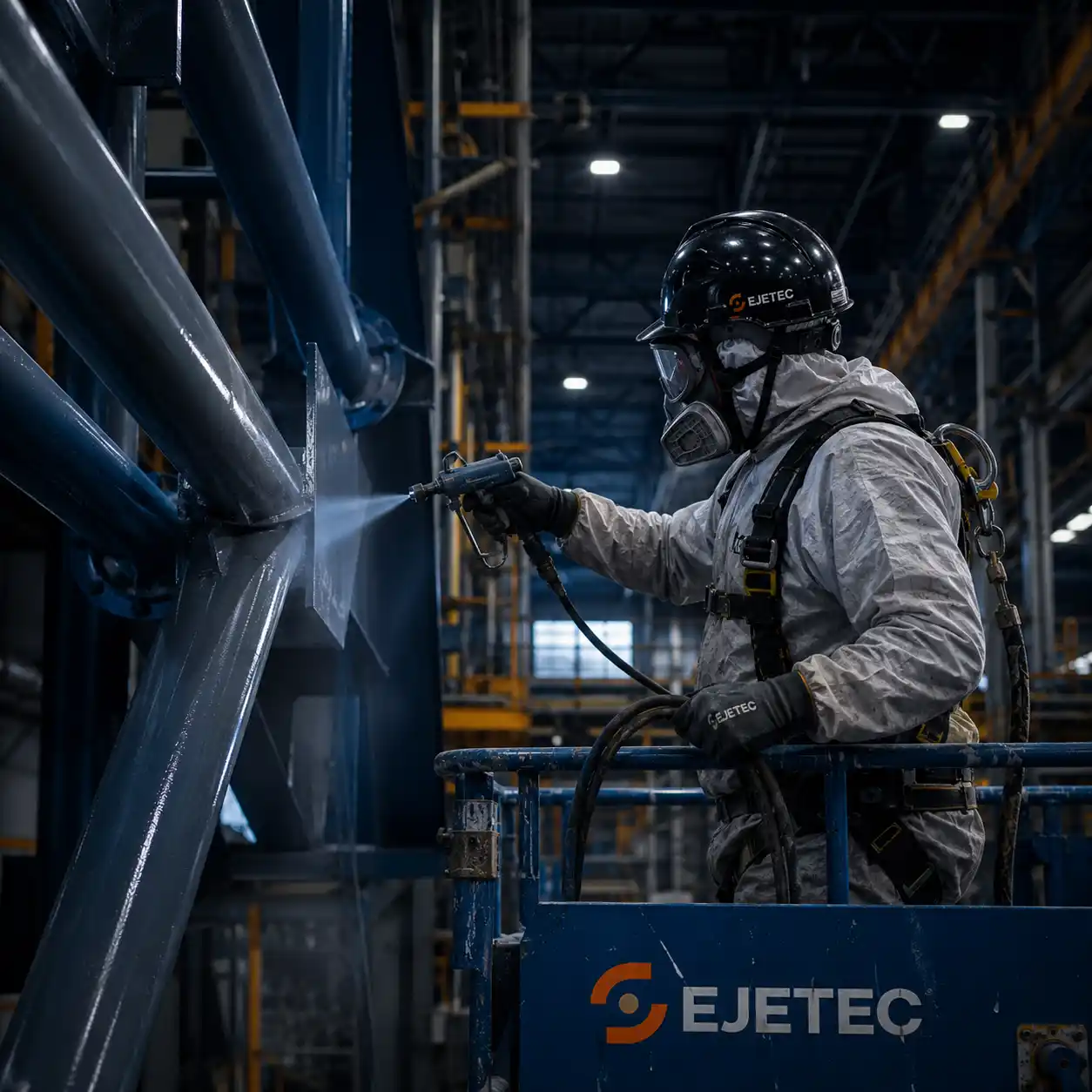Pintura industrial e proteção anticorrosiva de estruturas e tubulações